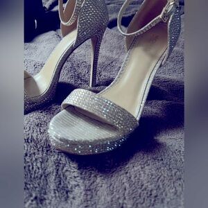 Michael Kors champagne Glitter Heels